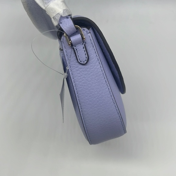 Kate Spade Leila Mini Flap Crossbody Viola Flower - Picture 3 of 14